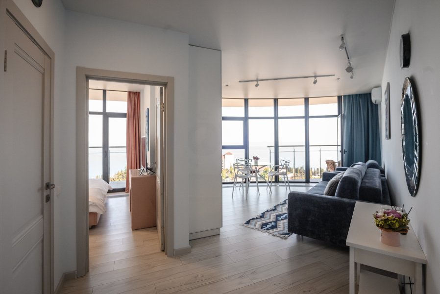 вид на море (4 м) / Апартаменты