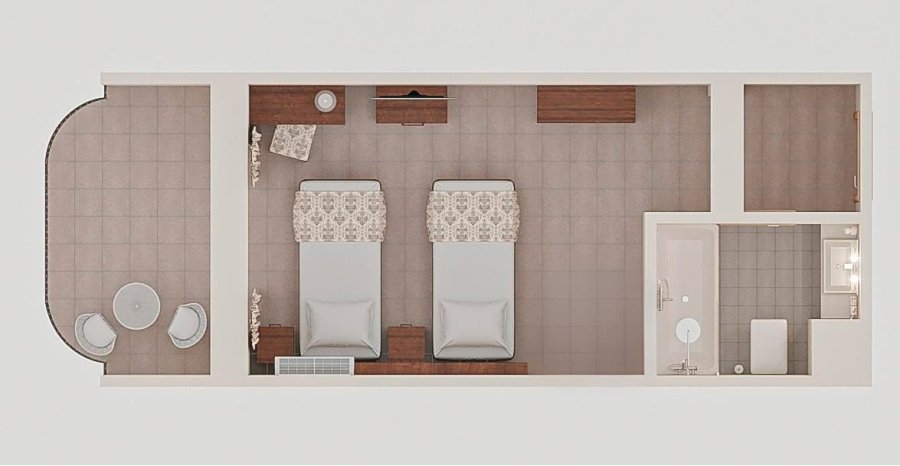 Standart compact 2-местный 1-комнатный STDV2 / Standart